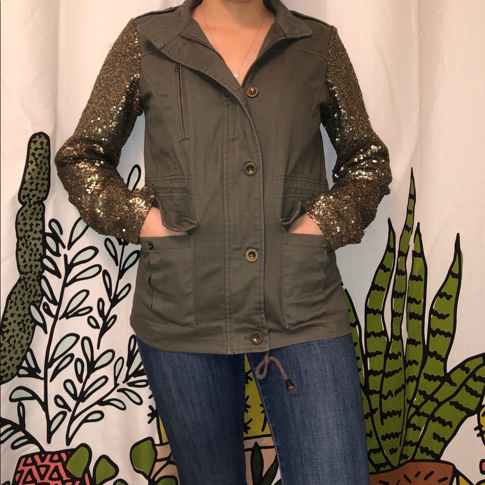 Olive green jacket